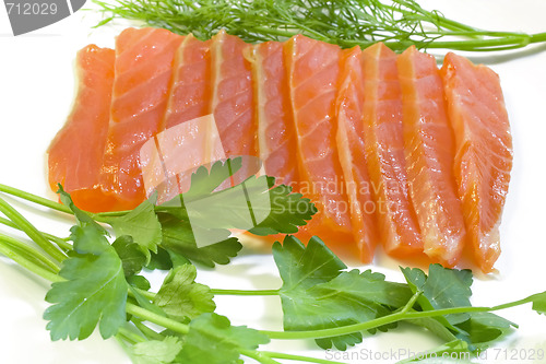 Image of Salmon with parsley and fennel