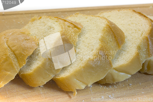 Image of Bread and chopping board