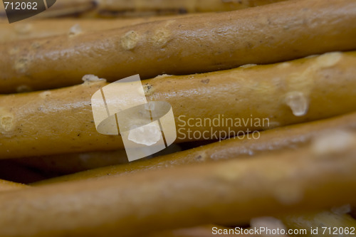 Image of breadstick with salt