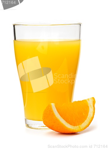Image of Orange juice in glass
