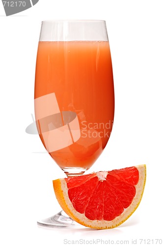 Image of Grapefruit juice in glass