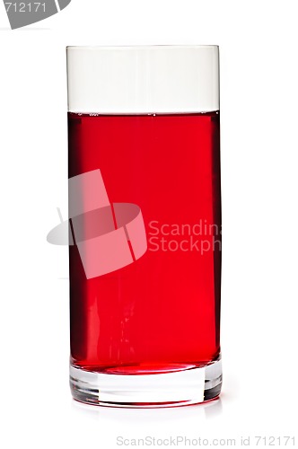 Image of Cranberry juice in glass