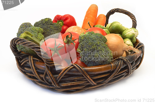 Image of Vegetables in the basket