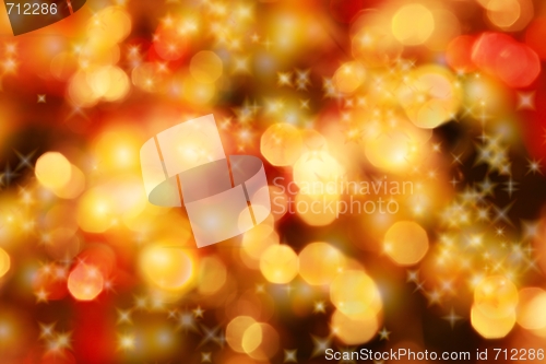 Image of Christmas lights background
