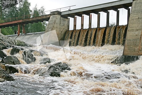 Image of Dam of a hydroelectric power station