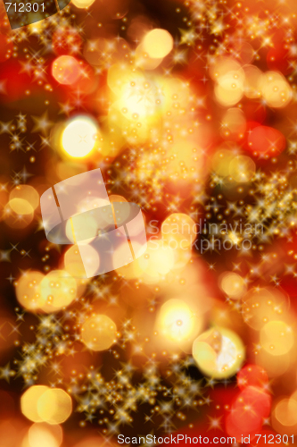 Image of Christmas lights background