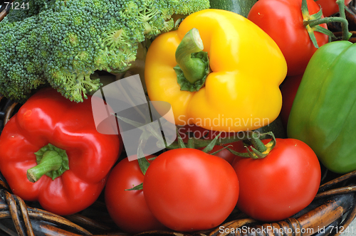 Image of Vegetables in the basket