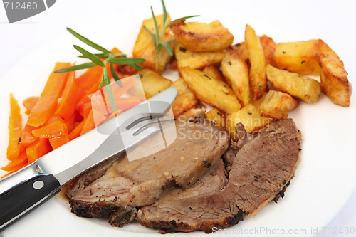 Image of Roast lamb meal