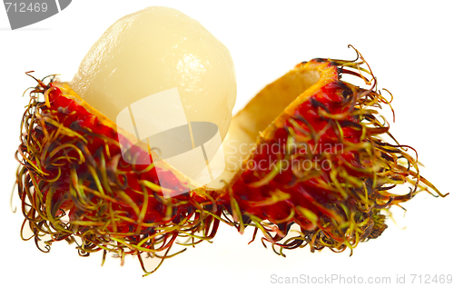 Image of rambutan opened