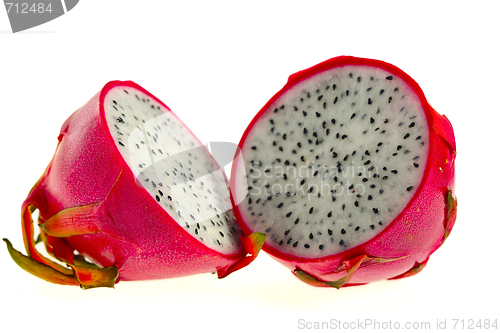 Image of Dragon fruit isolated on white