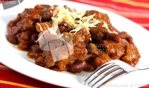 Image of Chili con carne side view