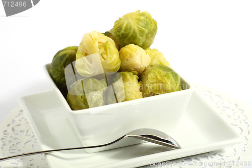 Image of Bowl of brussels sprouts