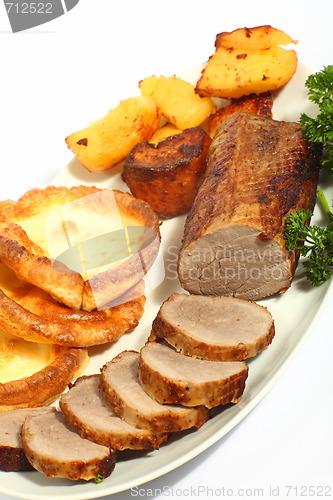 Image of Roast beef high angle