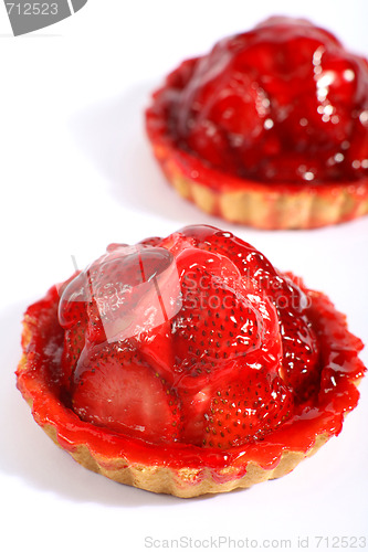 Image of Strawberry tarts vertical