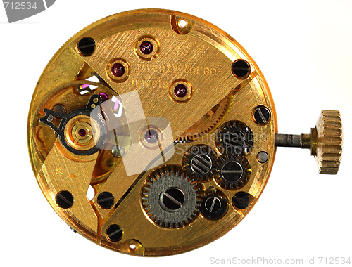 Image of Wristwatch workings