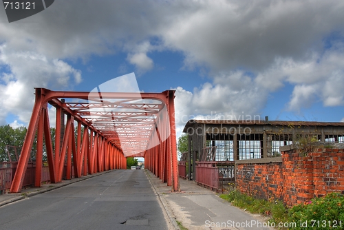 Image of old metal bridge