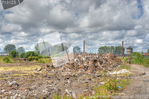 Image of Empty parcel for Baltic Arena football stadium