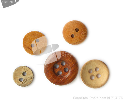 Image of Wood buttons