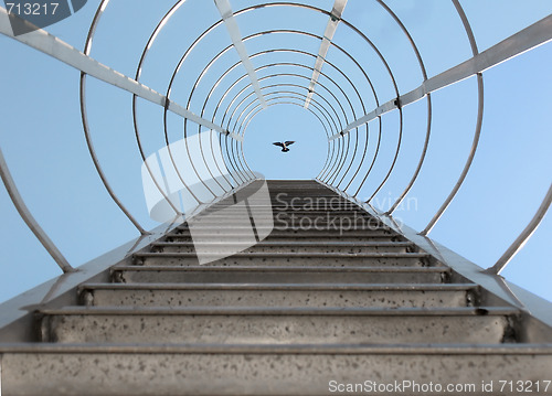 Image of Ladder in the sky