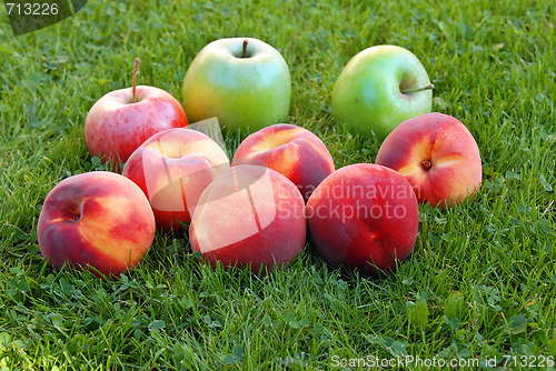 Image of Peaches and apples