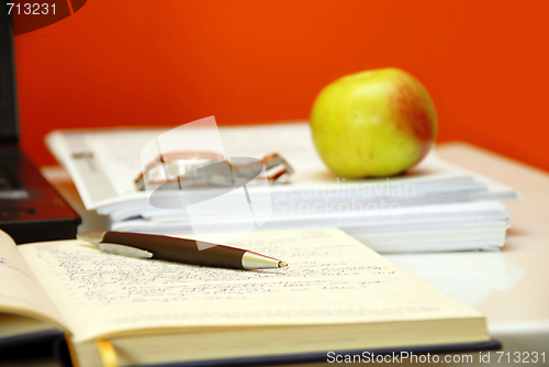 Image of Working desk still life