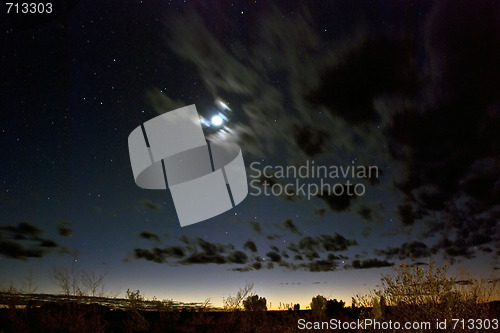 Image of Starry Night at Ayers Rock, Northern Territory, Australia, Augus