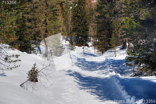 Image of Alps Winter, Dolomites, Italy, 2007