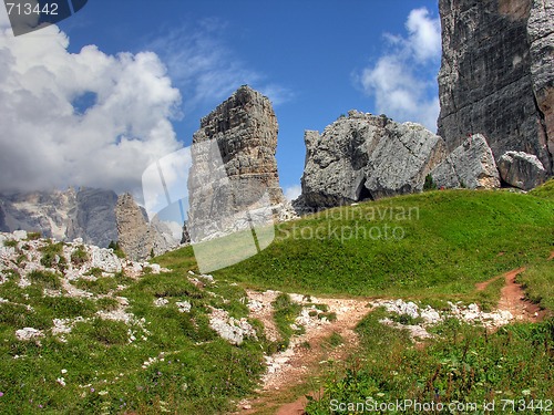 Image of Dolomites Mountains, Italy, Summer 2009