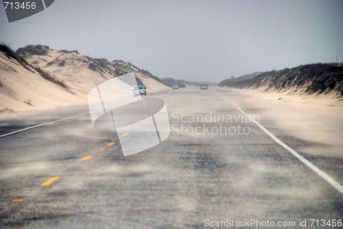 Image of Road in South Padre Island, Texas
