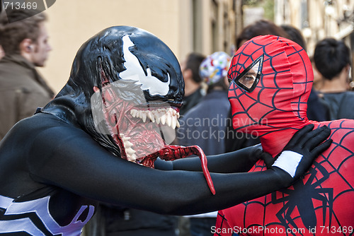 Image of The Camouflage, Lucca Comics Mask Festival, Italy, October 2009