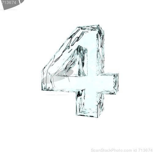 Image of frozen number four