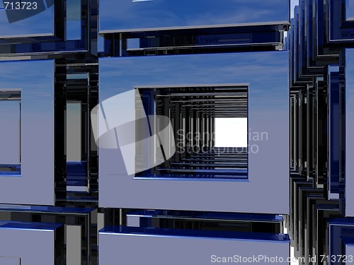 Image of metal installation