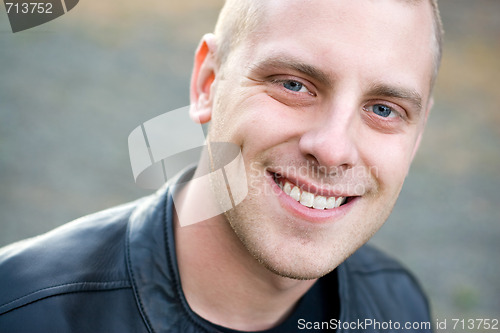 Image of Smiling Young Man