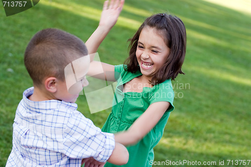 Image of Little Kids Fighting