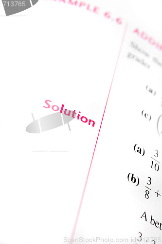 Image of Math Solution