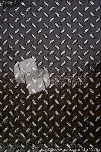 Image of Rusty Weathered Diamond Plate