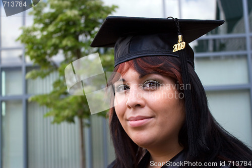 Image of Young Woman Graduating