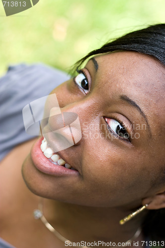 Image of Smiling Young Woman