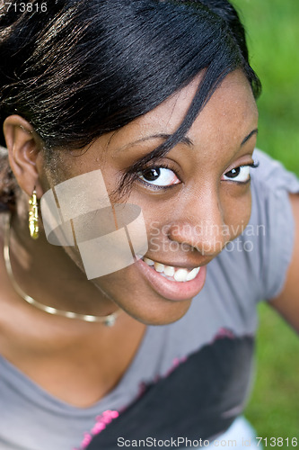 Image of Smiling Young Woman