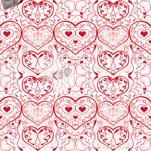 Image of Hearts pattern