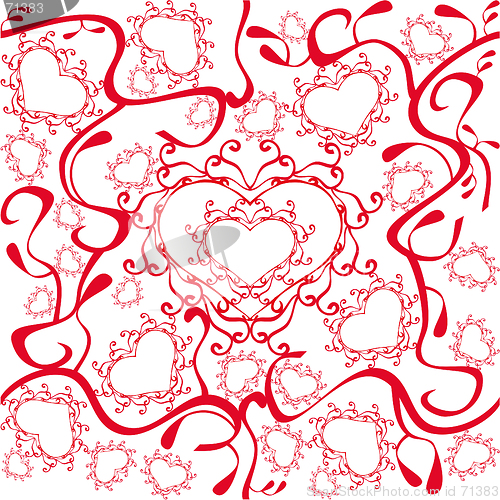 Image of Hearts pattern