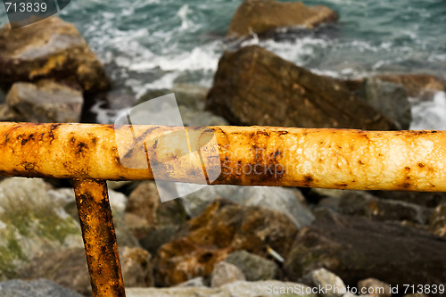 Image of Rusty banister