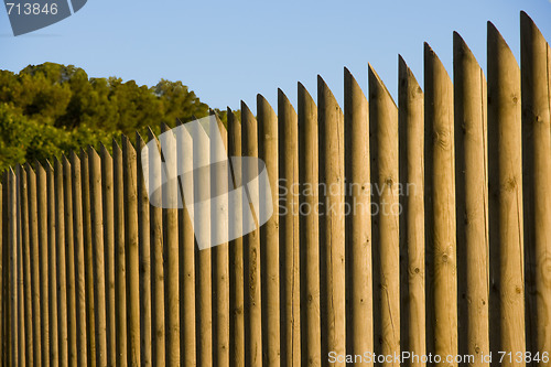 Image of Wooden fence