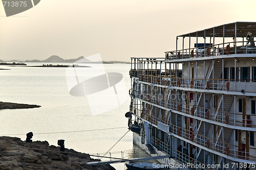 Image of Boat on Lake Nasser