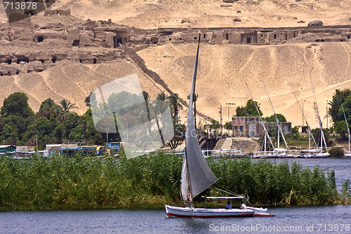 Image of Felucca on the Nile