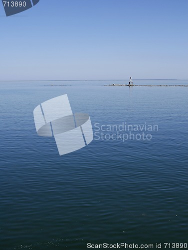 Image of Empty deep blue sea