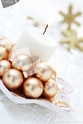 Image of Christmas candle