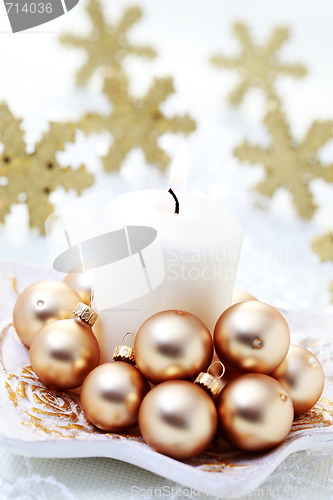 Image of Christmas candle