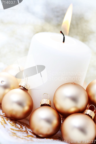 Image of Christmas candle
