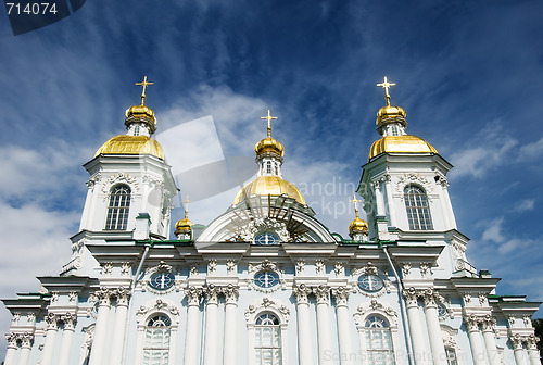 Image of Sunlighted cupola of St.Nicholas Cathedral